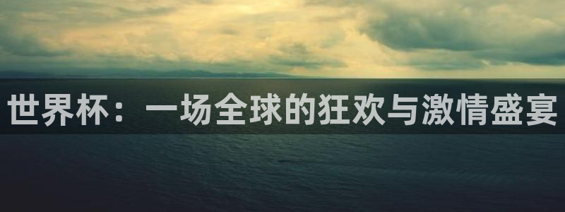 世界杯预选赛亚洲：世界杯：一场全球的狂欢与激情盛宴